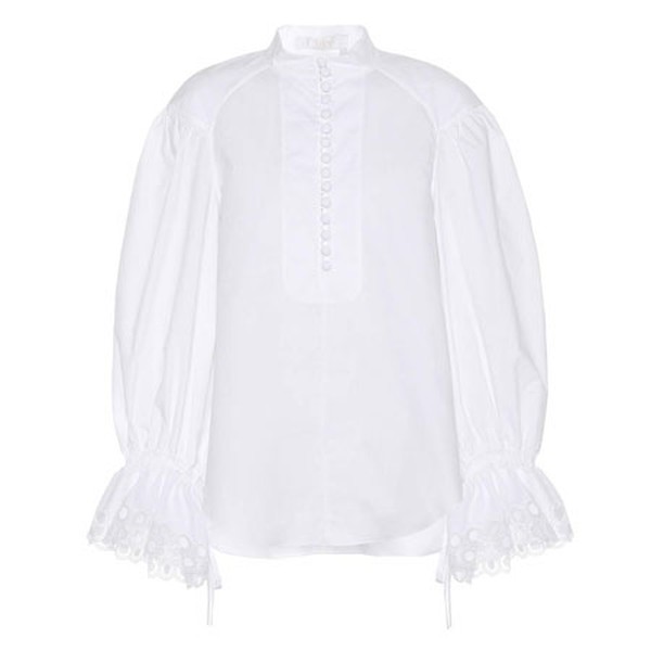 Cotton Poplin Top from Chloé 