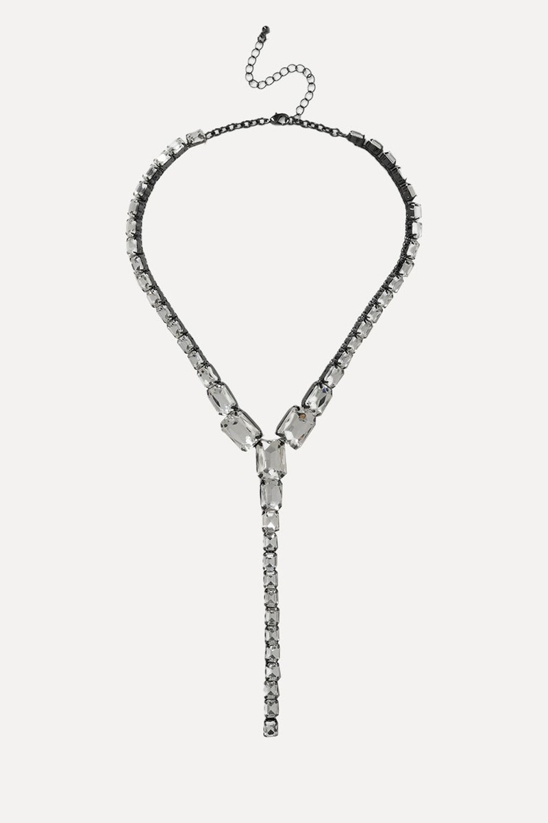 Crystal Lariat Necklace from Marks & Spencer