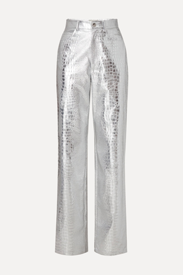Daphne Silver Trousers from By Malina