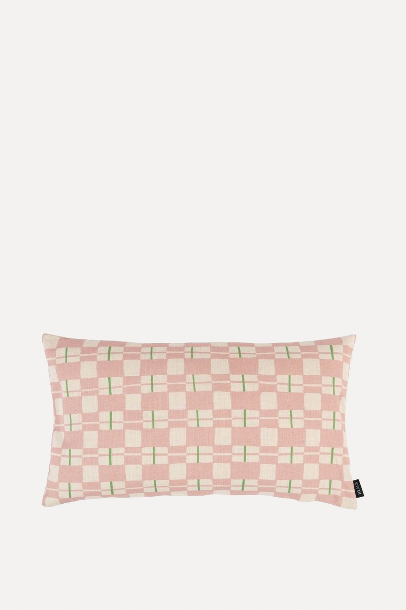 Edith Check Cushion from Heal's