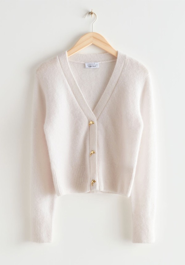 Gold Button Cardigan