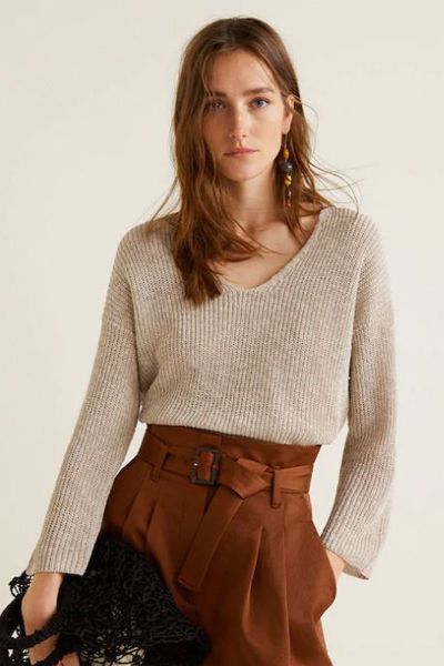 Knit Cotton Sweater from Mango