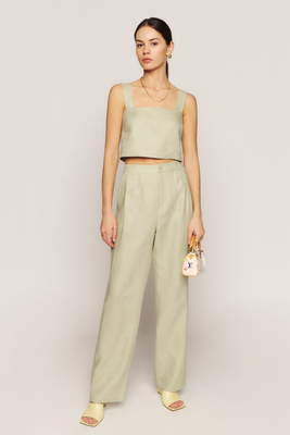 Olivia Linen Two Piece from Reformation 