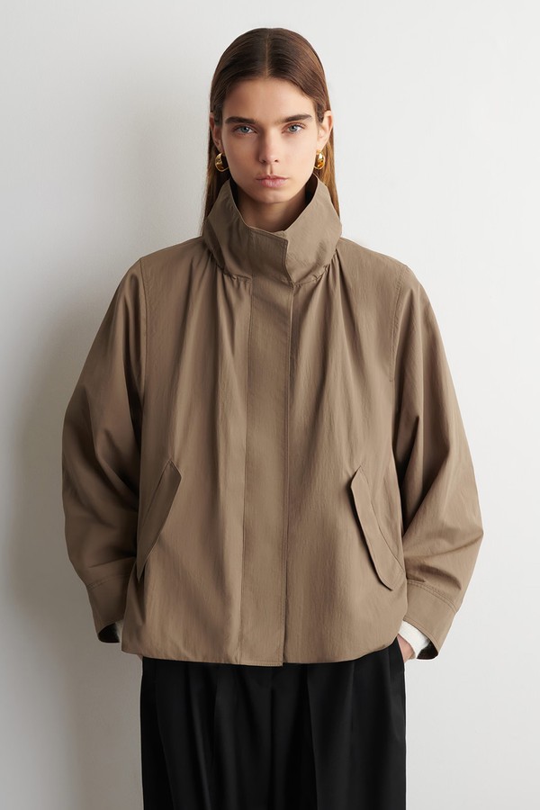 Nylon Funnel-Neck Jacket from COS