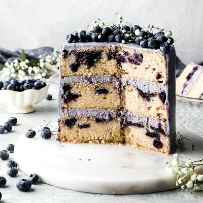 Blueberry Cardamom Cake