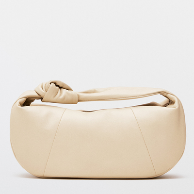 Nappa Leather Croissant Bag from Massimo Dutti 