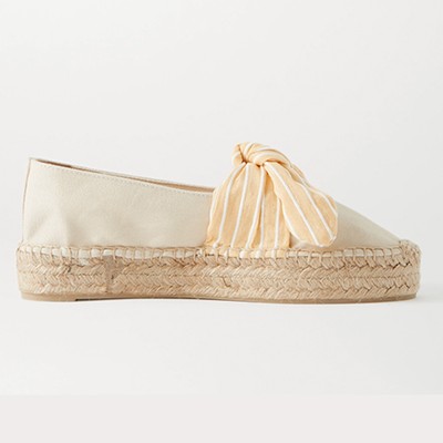 Kay Bow-Detailed Canvas Espadrilles from Castañer