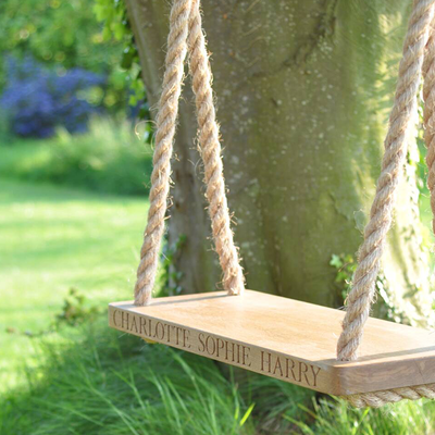 Personalised Large Swing, £475 | The Oak & Rope Company