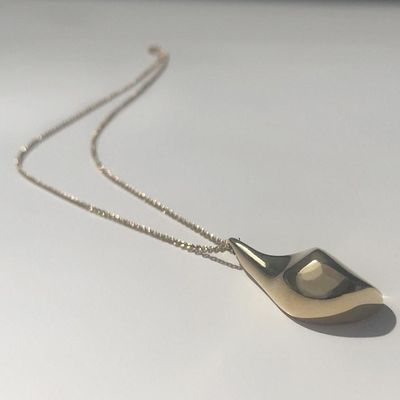 Large Calla Necklace from Bar Jewellery