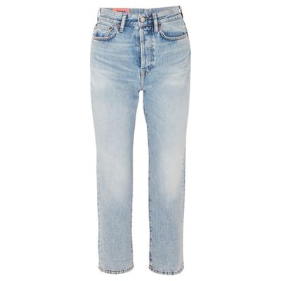 Cropped High-Rise Straight-Leg Jeans from Acne Studios
