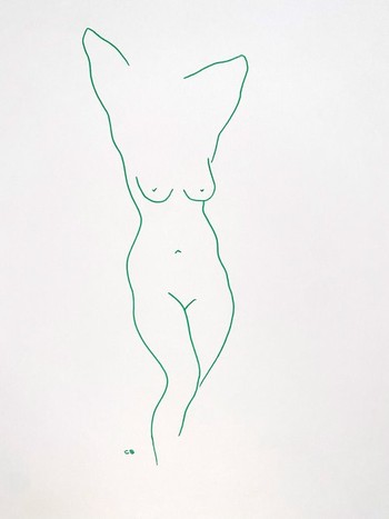 Christabel Blackburn, Green Nude