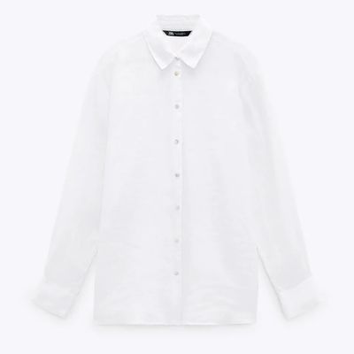 Flowing Linen Shirt from Zara