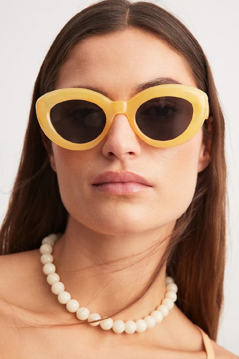Inflated Cateye Sunglasses