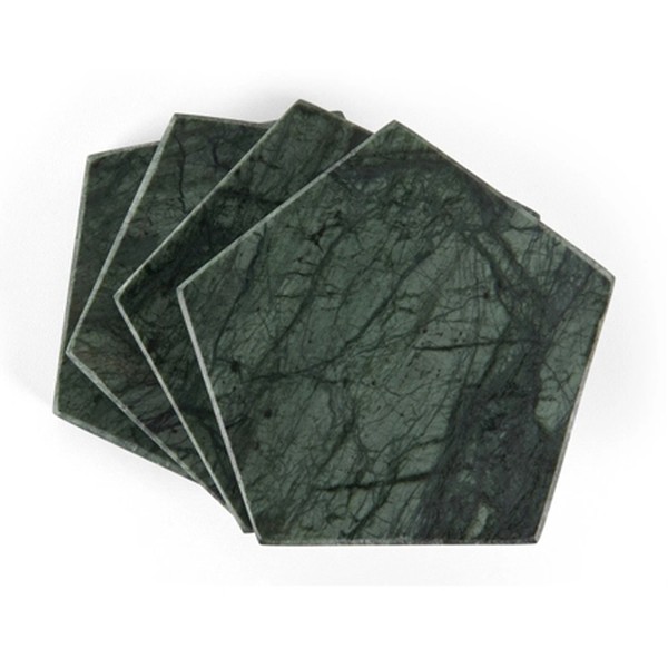 Green Marble Coasters