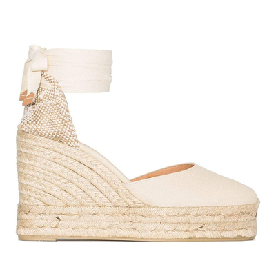 Chiara 80 Canvas Wedge Espadrilles from Castañer