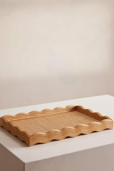 Pangbourne Rattan Tray from Soho Home