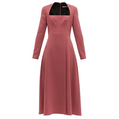 Wool-Crepe Midi Dress from Emilia Wickstead