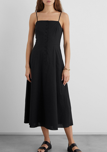 Anastasia Cotton-Voile Midi Dress