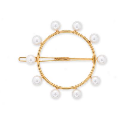 Solar Pearl Barrette from Lelet NY