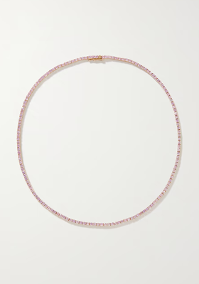 14-karat Gold Sapphire Necklace