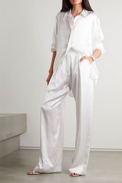 Boy Silk-Satin Wide-Leg Pants from Michael Lo Sordo