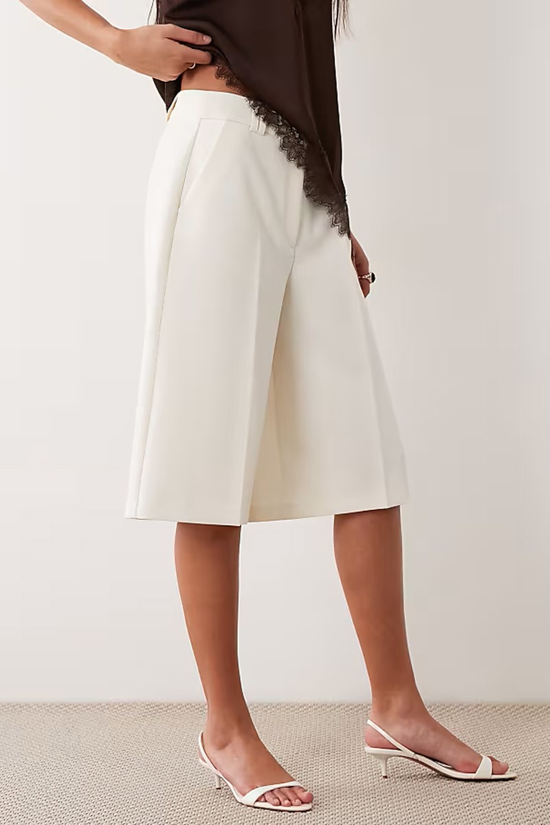 Wide Leg Clean Bermuda Shorts  from ASOS DESIGN