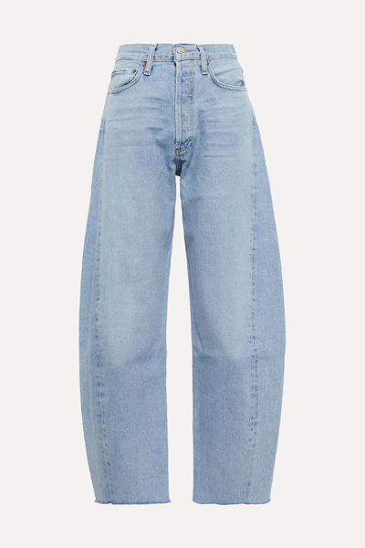 Luna High-Rise Barrel-Leg Jeans from Agolde