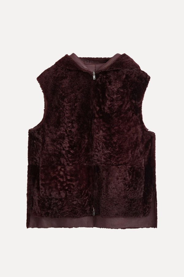 Dantec Reversible Shearling Gilet from Joseph