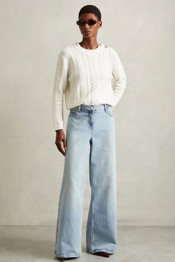 Crete Wide Leg Jeans from Reiss