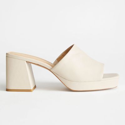Leather Heeled Platform Mules from & Other Stories