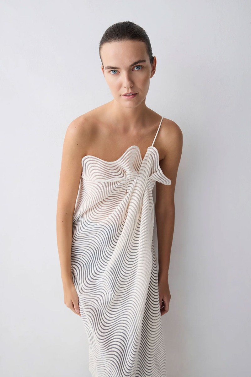 Scalloped Lace Drift Dress from Bianca Spender