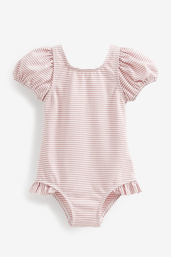 Puff Sleeve Swimsuit