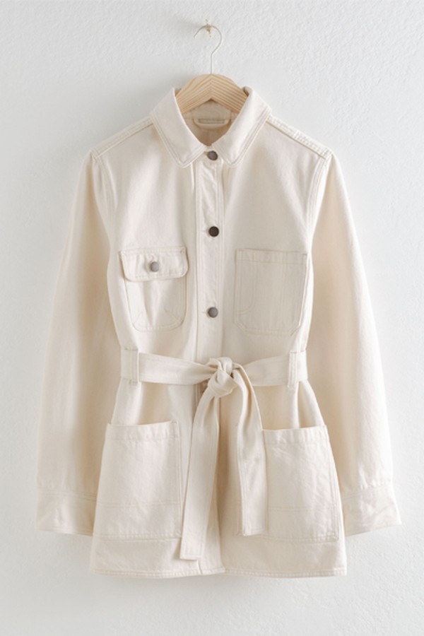 Belted Workwear Denim Jacket from & Other Stories
