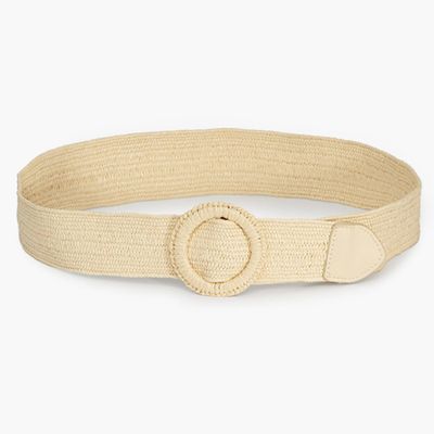 Stretch Raffia Belt from Stradivarius