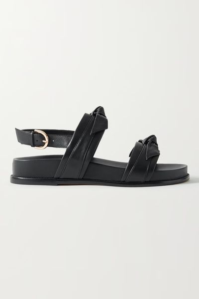 Clarita Sport Leather Platform Sandals from Alexandre Birman