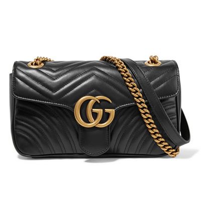 Marmont Small Quilted Leather Shoulder Bag from Gucci