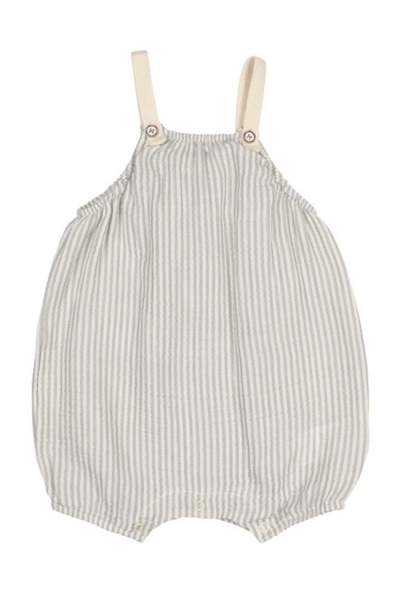 Striped Organic Cotton Muslin Romper from Búho