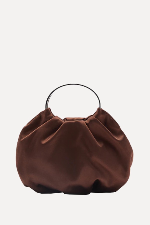 Satin Metal Ring Bag