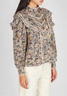 Reign Printed Cotton Blouse from Isabel Marant Étoile