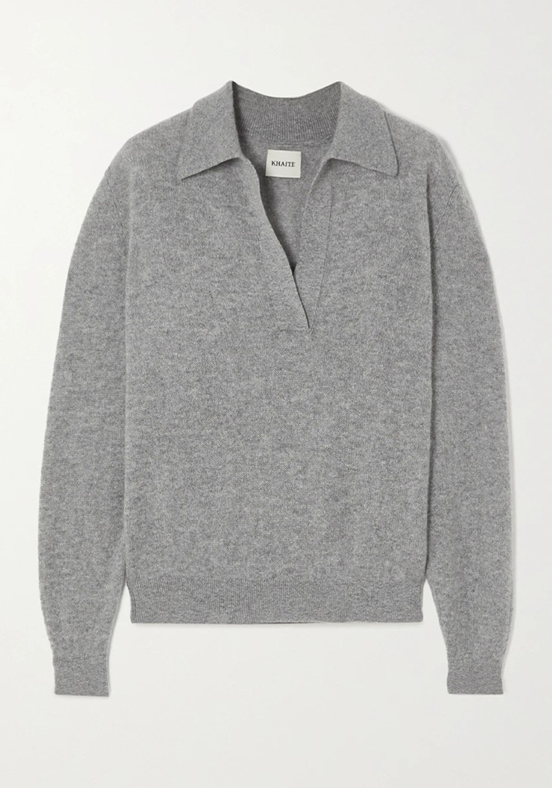 Jo Cashmere-Blend Sweater from Khaite