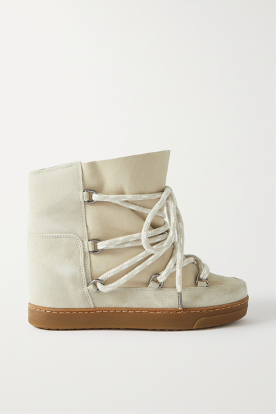 Nowles Shearling Lined Suede Snow Boots from Isabel Marant