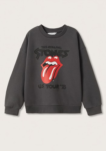 Rolling Stones Sweatshirt from Mango