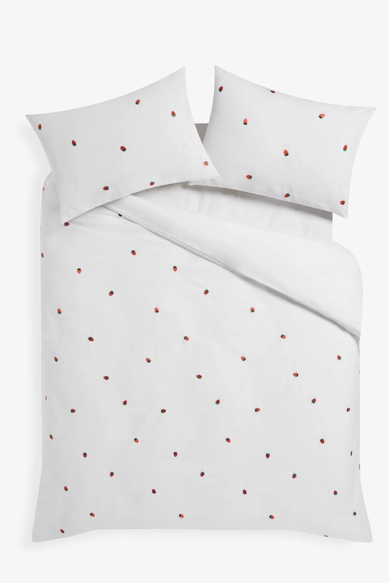Embroidered Duvet Cover & Pillowcase Set from Next