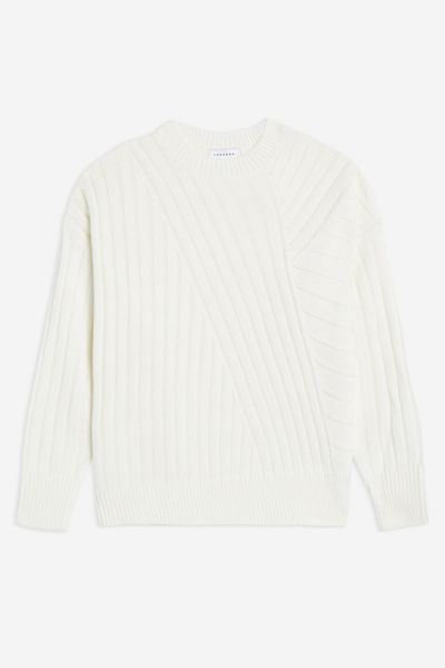 Directional Ribbed Jumper from Topshop