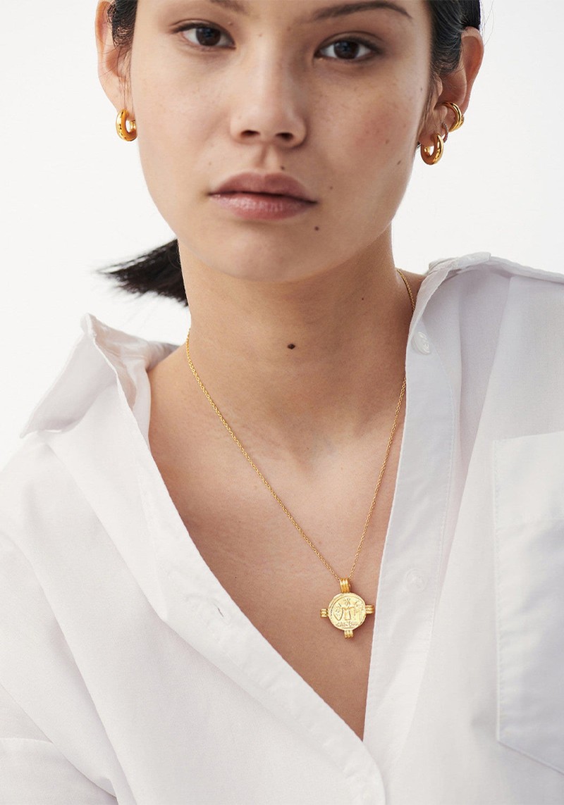 Caesar Coin Necklace from Lucy Williams X Missoma