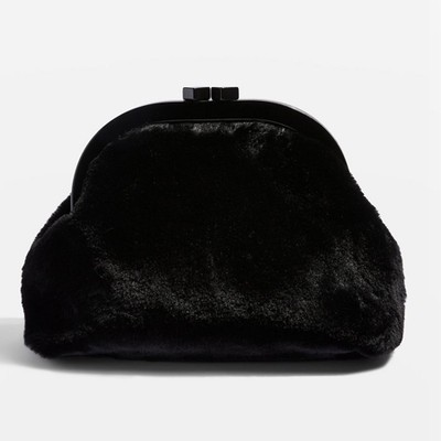 Alexa Faux Fur Pouch