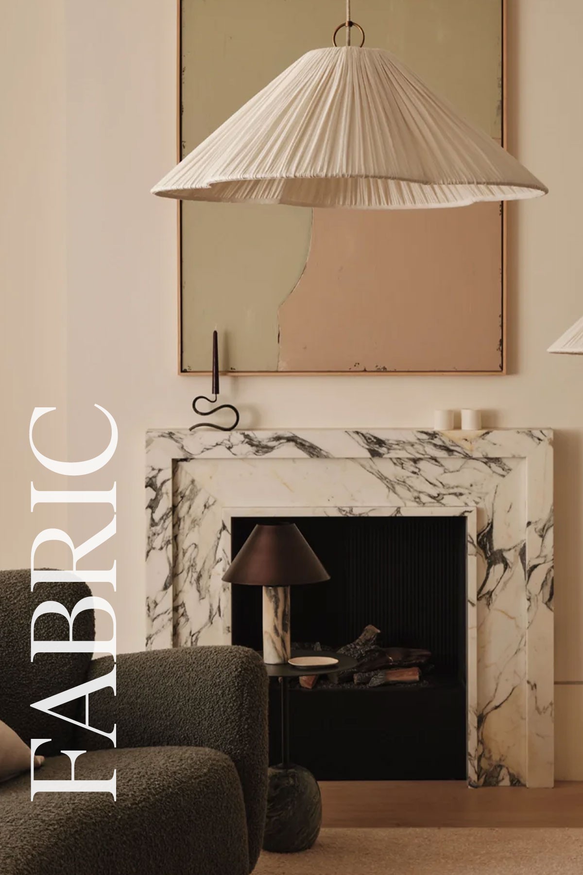 Lindi Oversized Scalloped Pendant from Light & Lamps