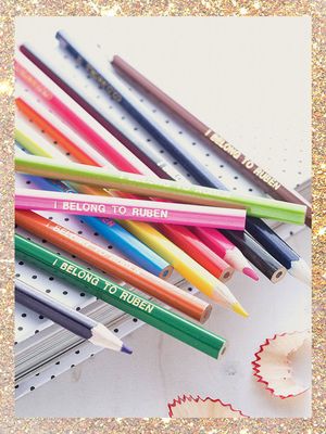 Personalised Colouring Pencils, £9.95 | Able Labels