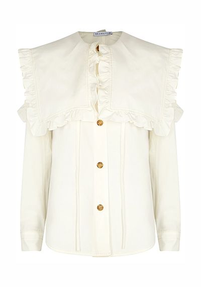 White Cotton Shirt from Rejina Pyo