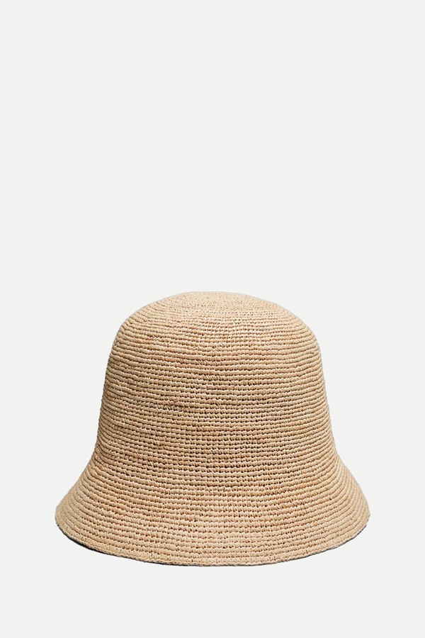 Woven Raffia Bucket Hat from & Other Stories
